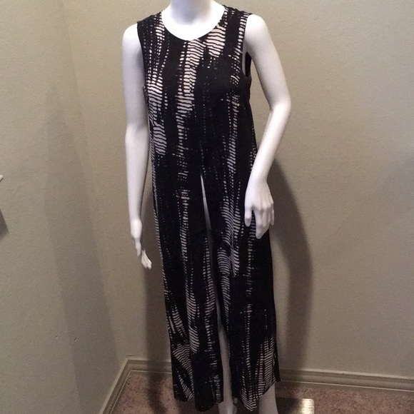 Snake Print/Tie Dye Effect Edgy Tunic Top - Picture 1 of 4